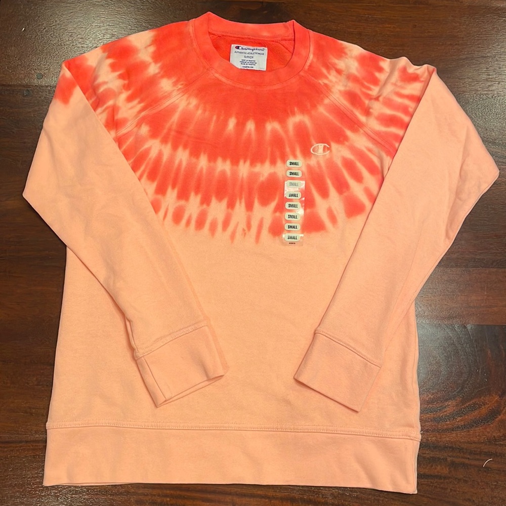 CHAMPION NEW tie dye sweatshirt